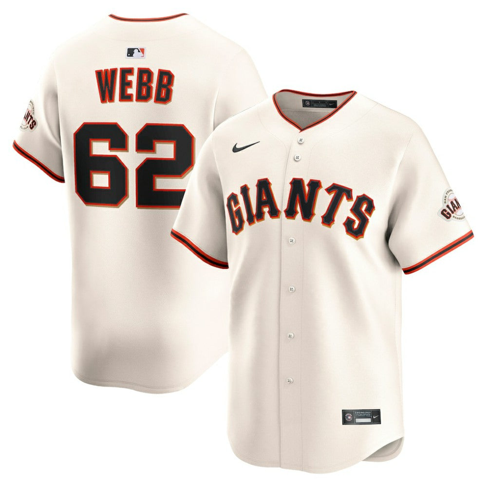 Logan Webb San Francisco Giants Nike Home Limited Player Jersey - MLB