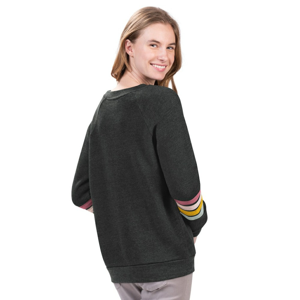 Philadelphia Phillies G-III 4Her by Carl Banks Women's Allana Stripe Pullover Sweatshirt - MLB