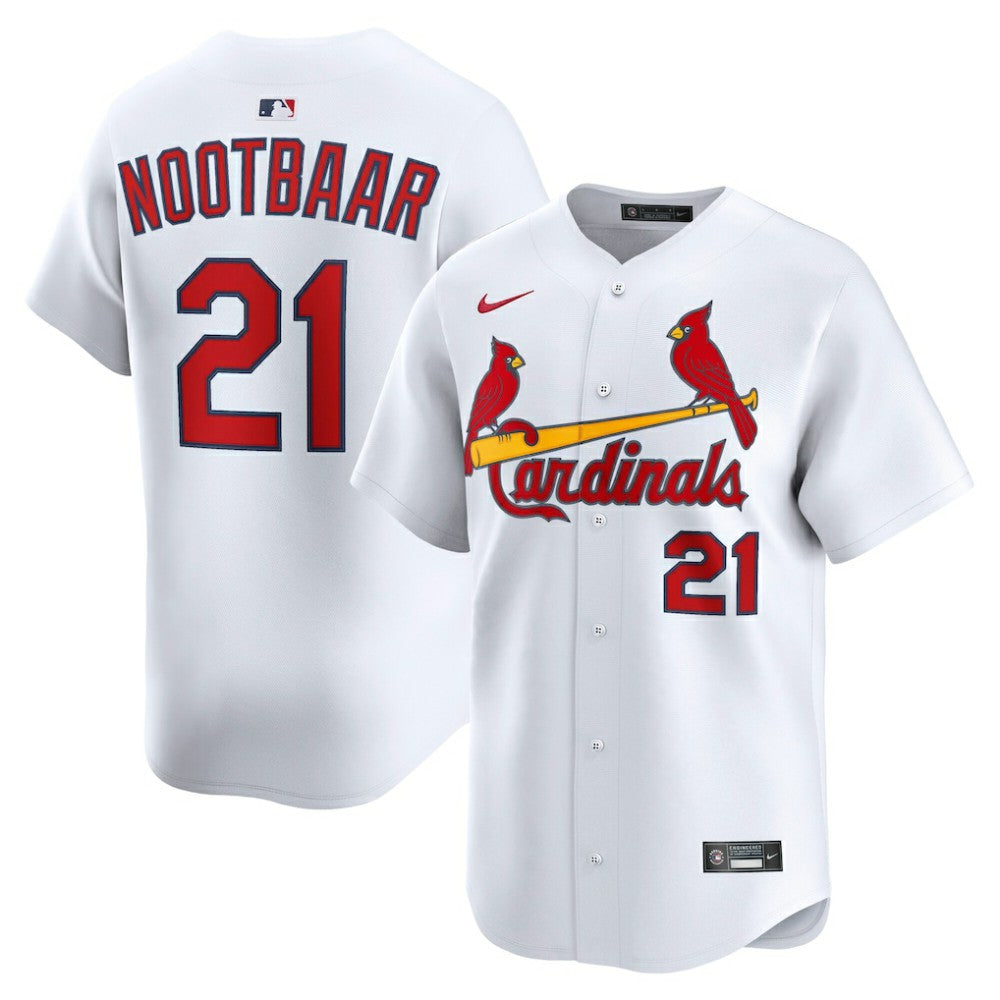 Lars Nootbaar St. Louis Cardinals Nike Home Limited Player Jersey - MLB