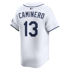 Junior Caminero Tampa Bay Rays Nike Home Limited Jersey - MLB