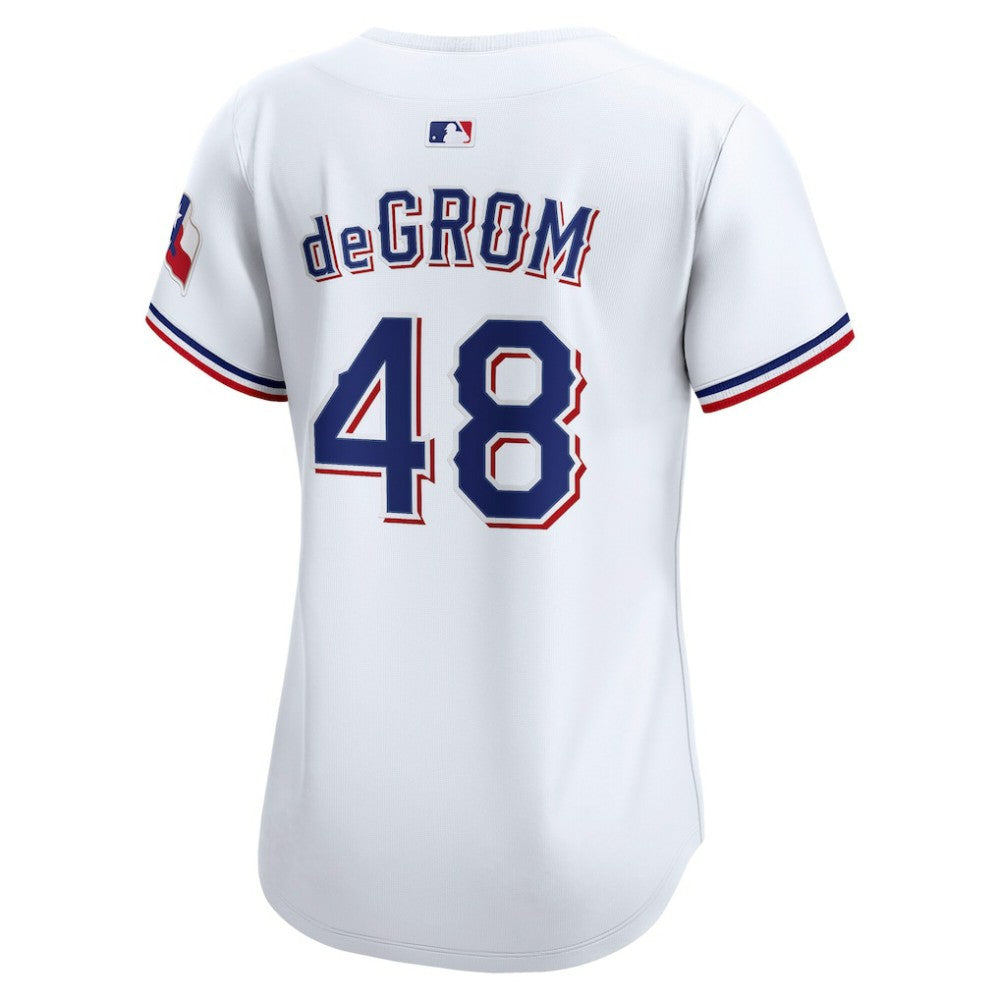 Jacob deGrom Texas Rangers Nike Women's Home Limited Player Jersey - MLB