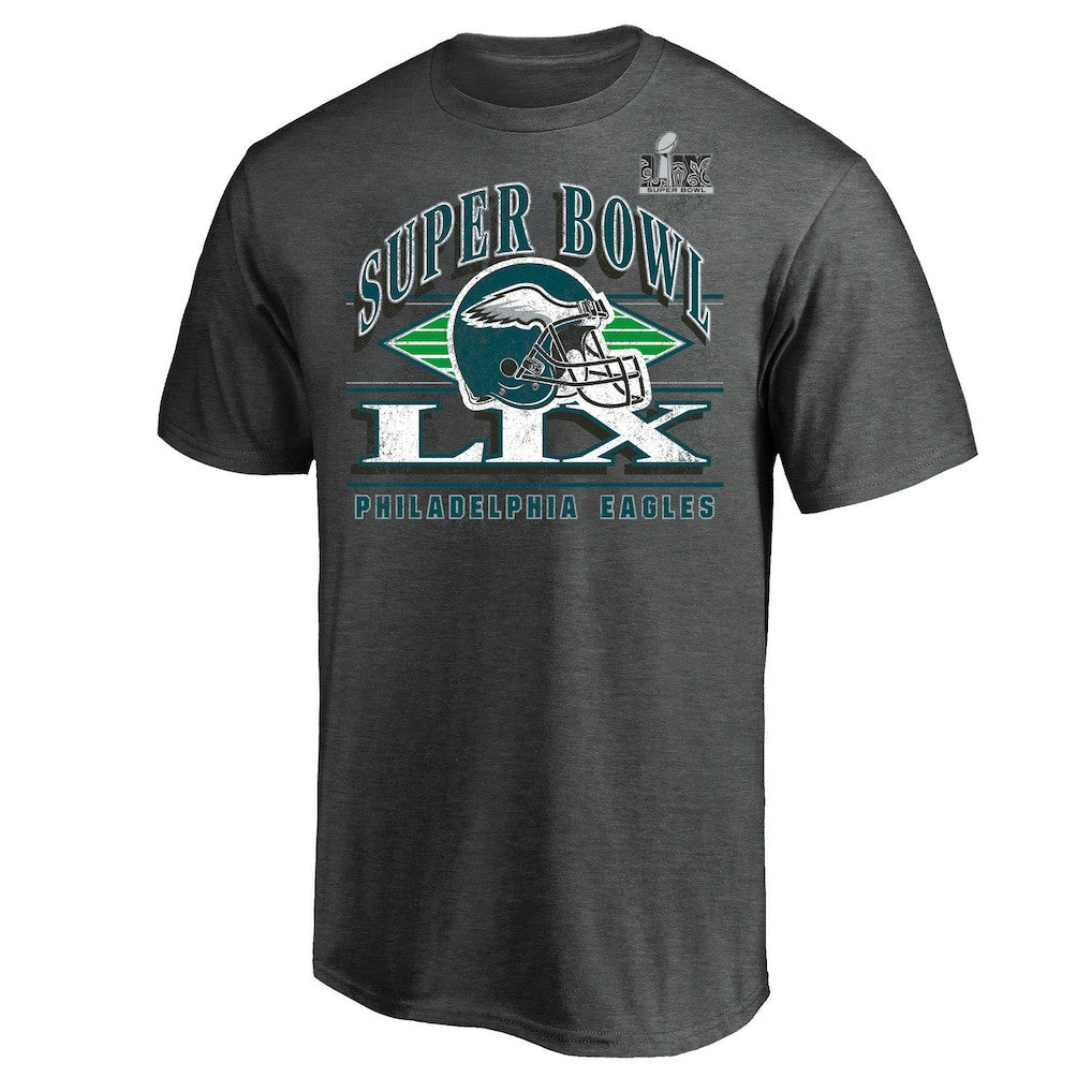 Philadelphia Eagles Super Bowl LIX Big & Tall Our Pastime T-Shirt Heather Gray | Fanatics