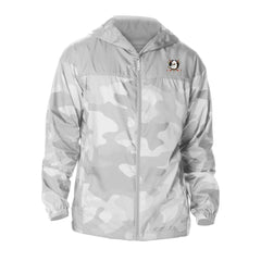 Anaheim Ducks Columbia Camo Flash Challenger Omni-Shade Full-Zip Hoodie Windbreaker - Gray - NHL