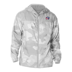 Columbus Blue Jackets Columbia Camo Flash Challenger Omni-Shade Full-Zip Hoodie Windbreaker - Gray - NHL