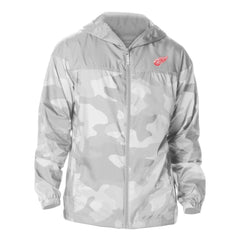 Detroit Red Wings Columbia Camo Flash Challenger Omni-Shade Full-Zip Hoodie Windbreaker - Gray - NHL