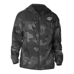 Los Angeles Kings Columbia Camo Flash Challenger Omni-Shade Full-Zip Hoodie Windbreaker - Black - NHL