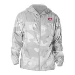 Montreal Canadiens Columbia Camo Flash Challenger Omni-Shade Full-Zip Hoodie Windbreaker - Gray - NHL