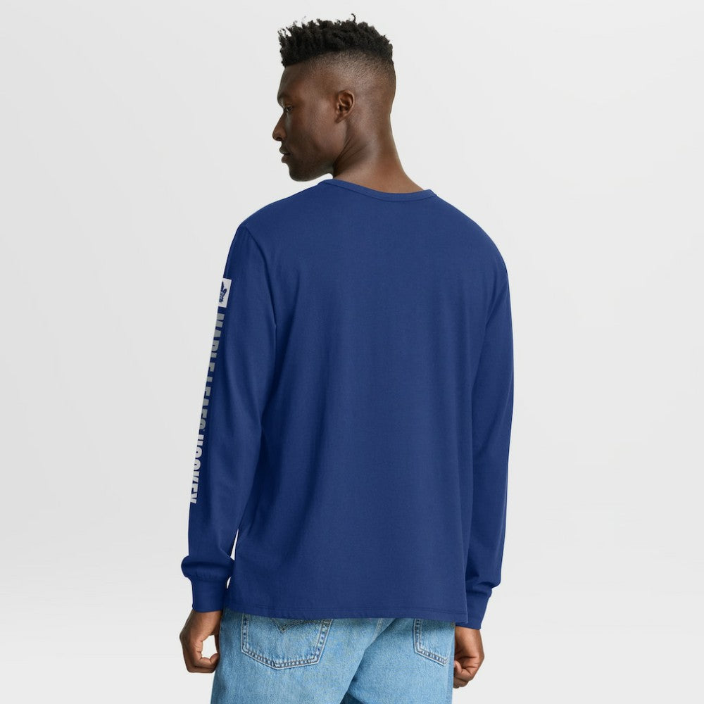 Toronto Maple Leafs Fanatics Goal Crease Legacy Long Sleeve T-Shirt - Blue - NHL
