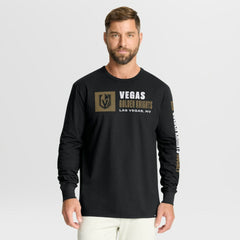 Vegas Golden Knights Fanatics Goal Crease Legacy Long Sleeve T-Shirt - Black - NHL