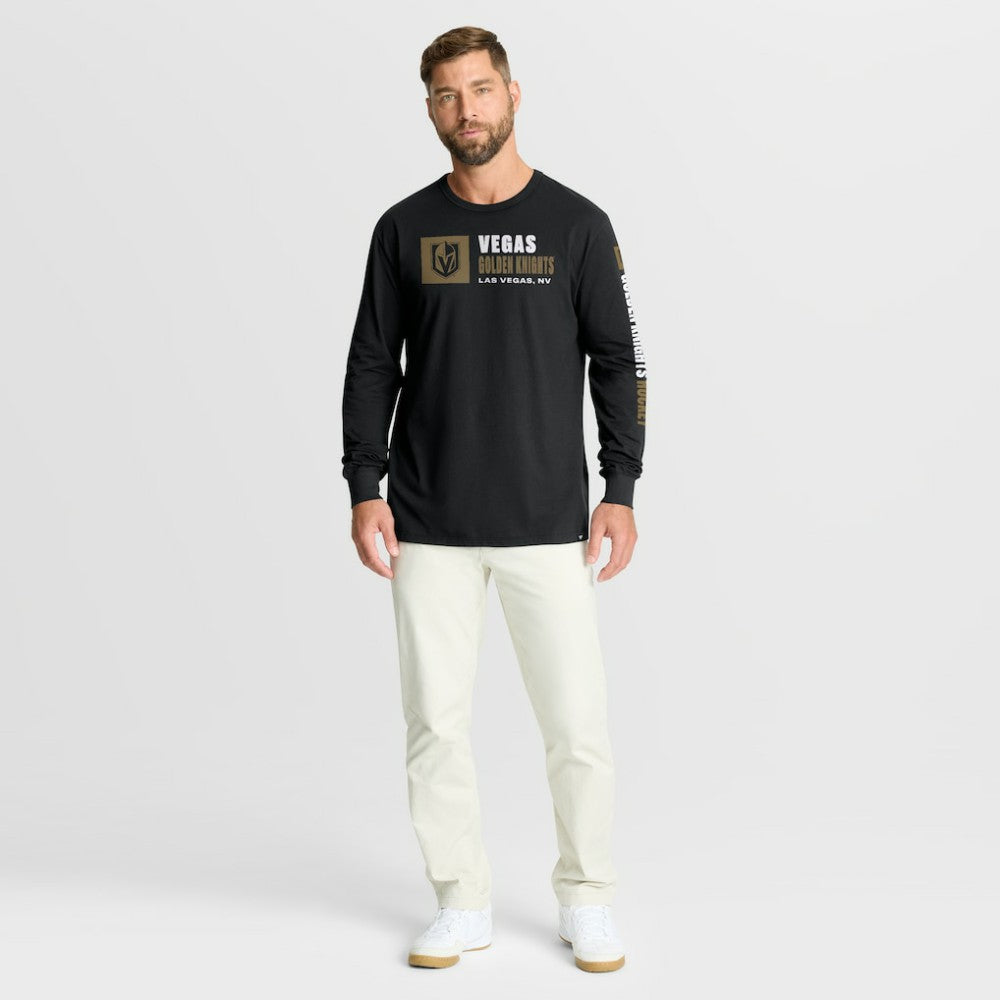 Vegas Golden Knights Fanatics Goal Crease Legacy Long Sleeve T-Shirt - Black - NHL