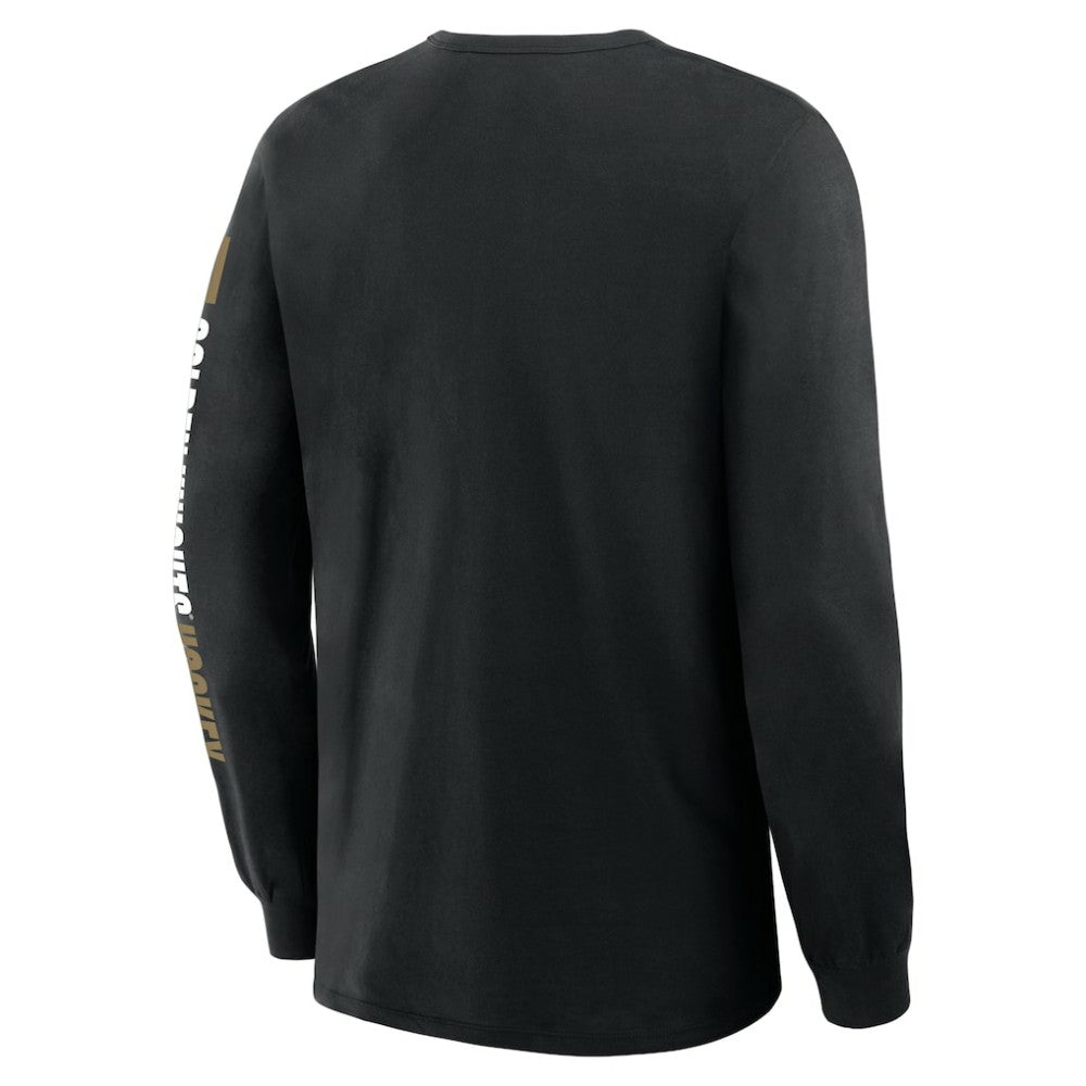 Vegas Golden Knights Fanatics Goal Crease Legacy Long Sleeve T-Shirt - Black - NHL
