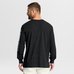 Los Angeles Kings Fanatics Goal Crease Legacy Long Sleeve T-Shirt - Black - NHL