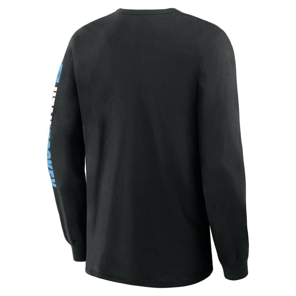 Utah Mammoth Fanatics Goal Crease Legacy Long Sleeve T-Shirt - Black - NHL