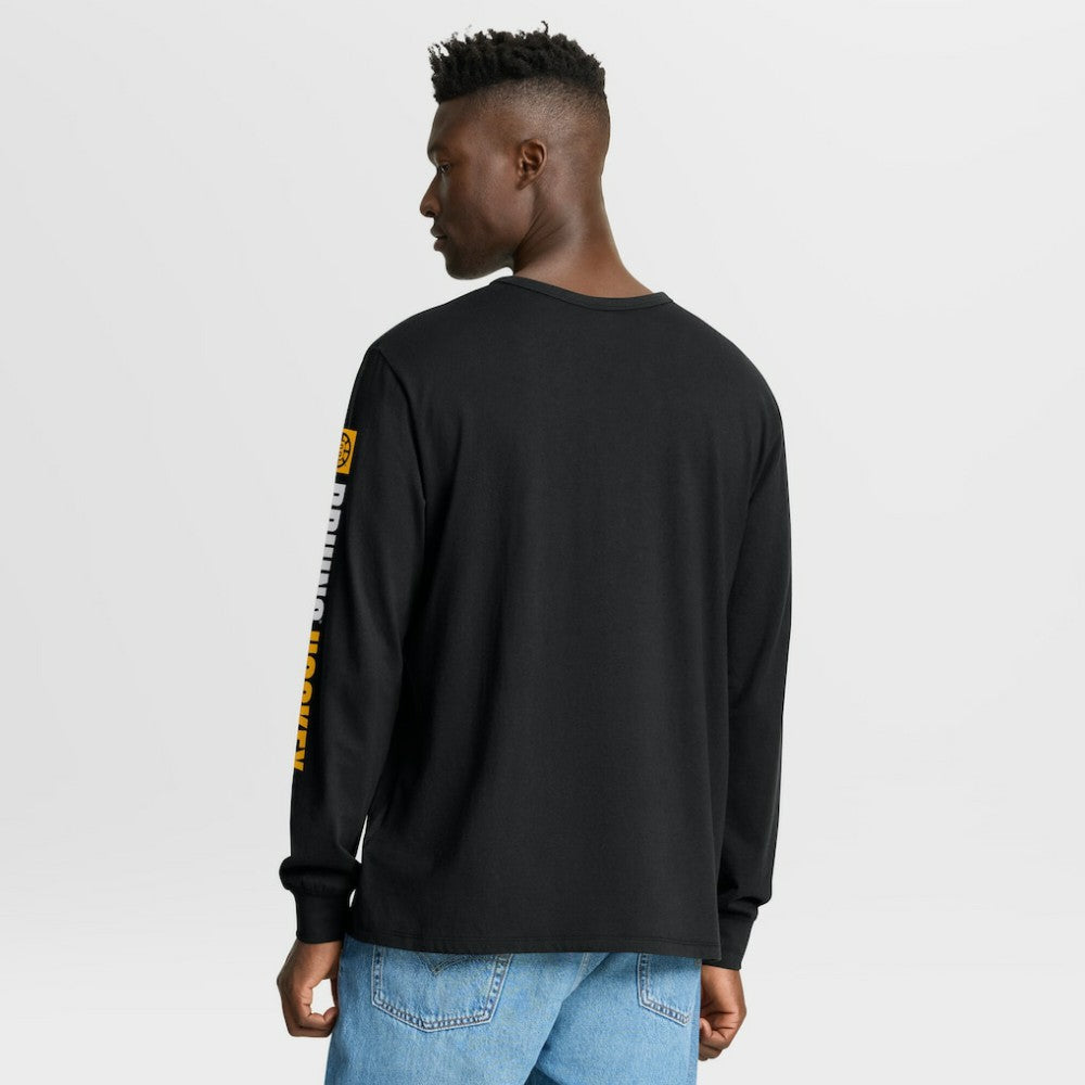 Boston Bruins Fanatics Goal Crease Legacy Long Sleeve T-Shirt - Black - NHL
