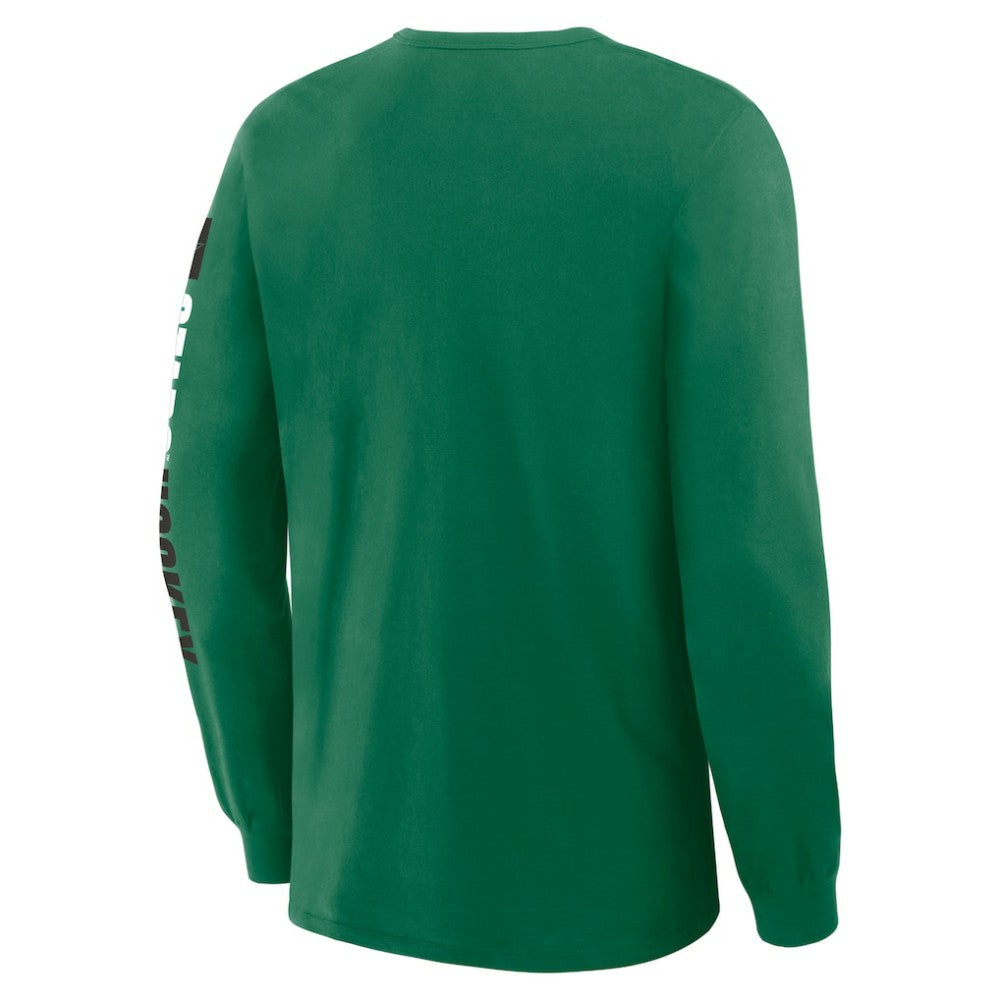 Dallas Stars Fanatics Goal Crease Legacy Long Sleeve T-Shirt - Kelly Green - NHL