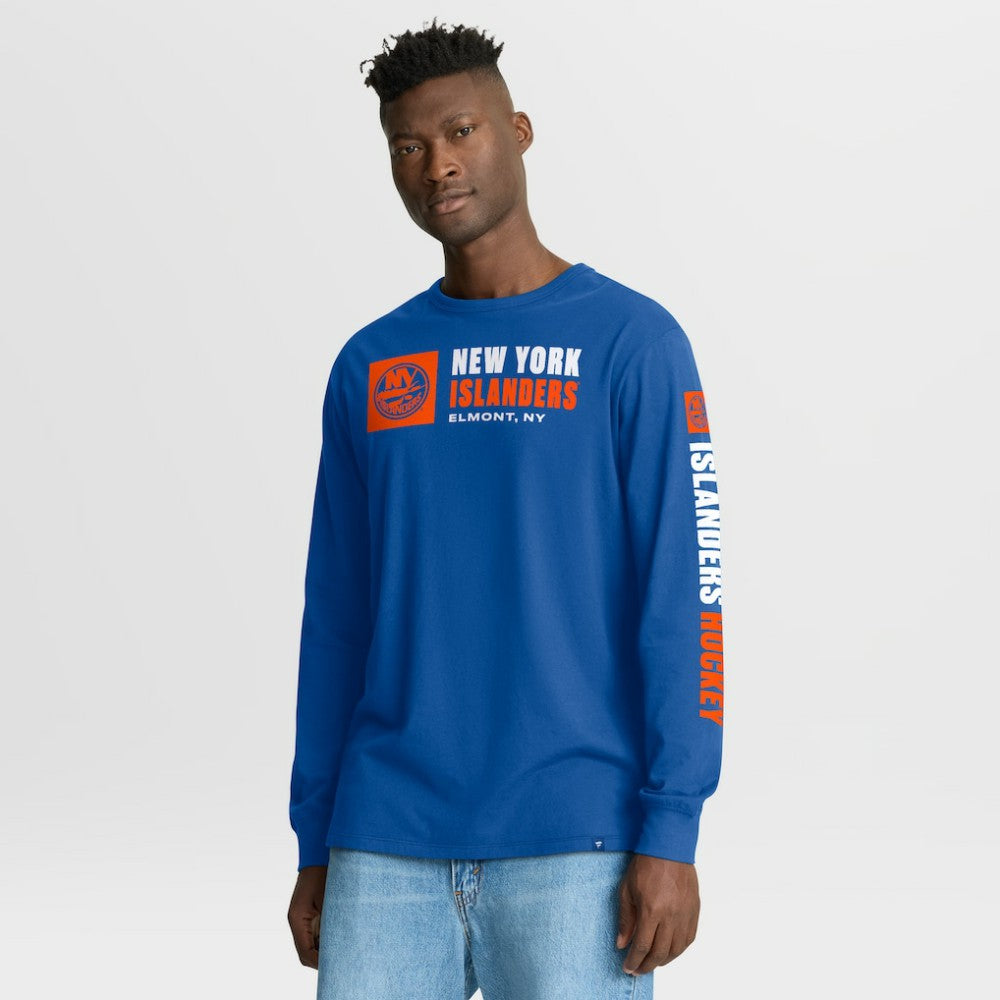 New York Islanders Fanatics Goal Crease Legacy Long Sleeve T-Shirt - Royal - NHL