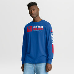 New York Rangers Fanatics Goal Crease Legacy Long Sleeve T-Shirt - Blue - NHL