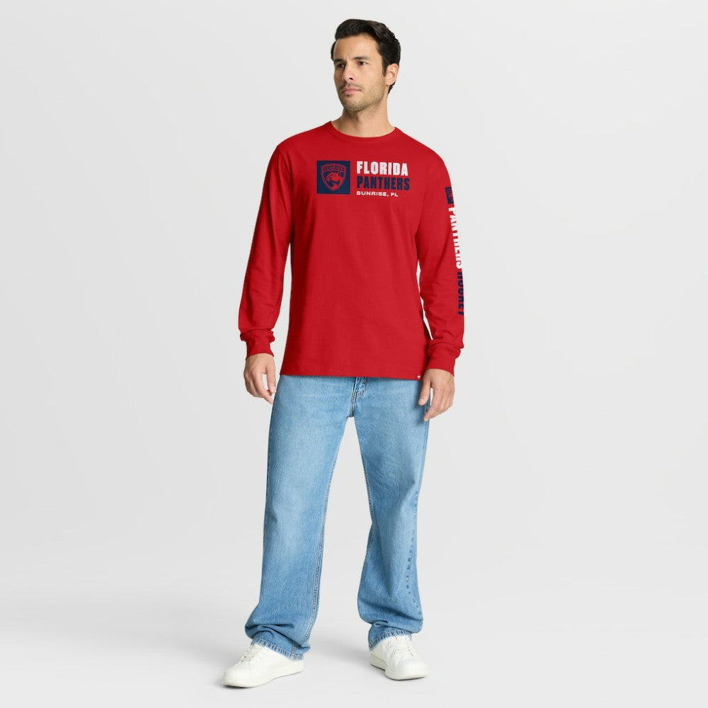 Florida Panthers Fanatics Goal Crease Legacy Long Sleeve T-Shirt - Red - NHL