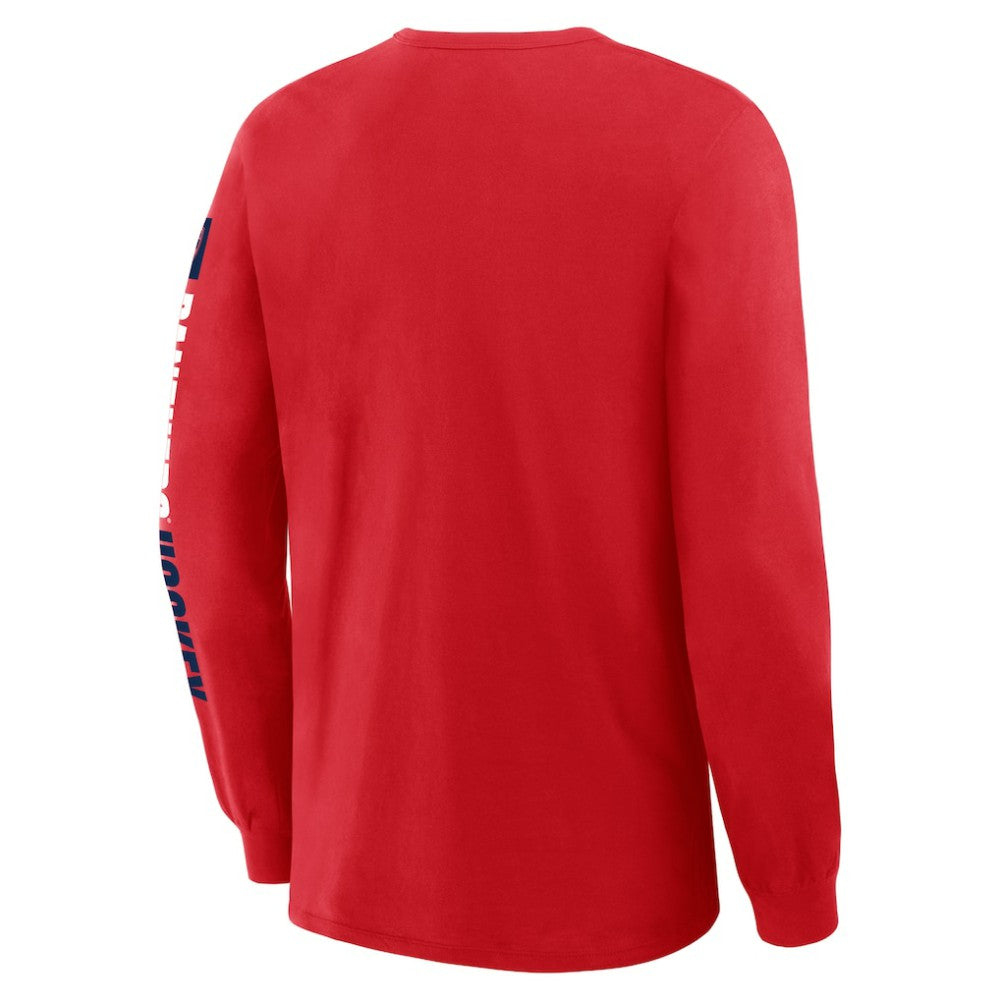 Florida Panthers Fanatics Goal Crease Legacy Long Sleeve T-Shirt - Red - NHL