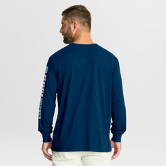 Seattle Kraken Fanatics Goal Crease Legacy Long Sleeve T-Shirt - Navy - NHL