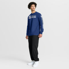 Tampa Bay Lightning Fanatics Goal Crease Legacy Long Sleeve T-Shirt - Blue - NHL