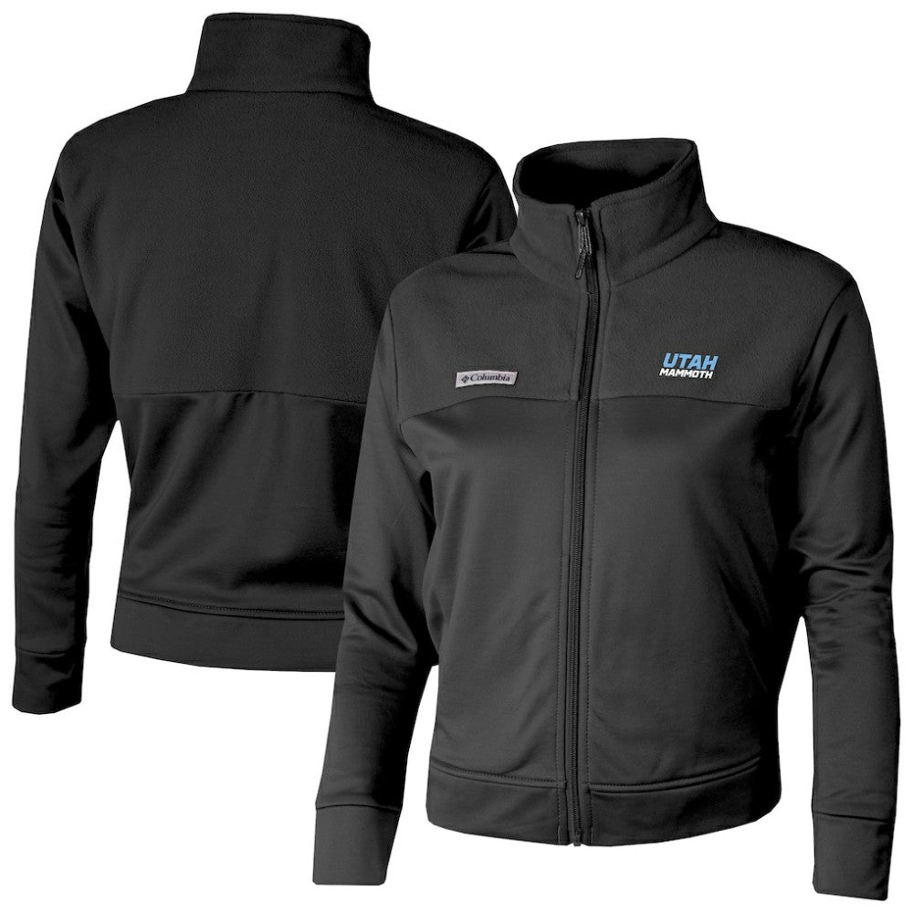 Utah Mammoth Columbia Women's River Fleece Full-Zip Jacket - Black - NHL