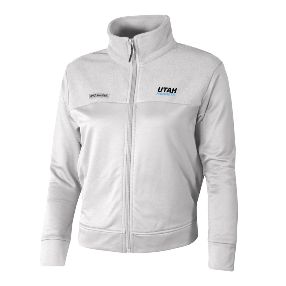 Utah Mammoth Columbia Women's River Fleece Full-Zip Jacket - White - NHL