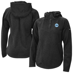 Utah Mammoth Columbia Women's Sweater Weather Quarter-Snap Hoodie - Black - NHL