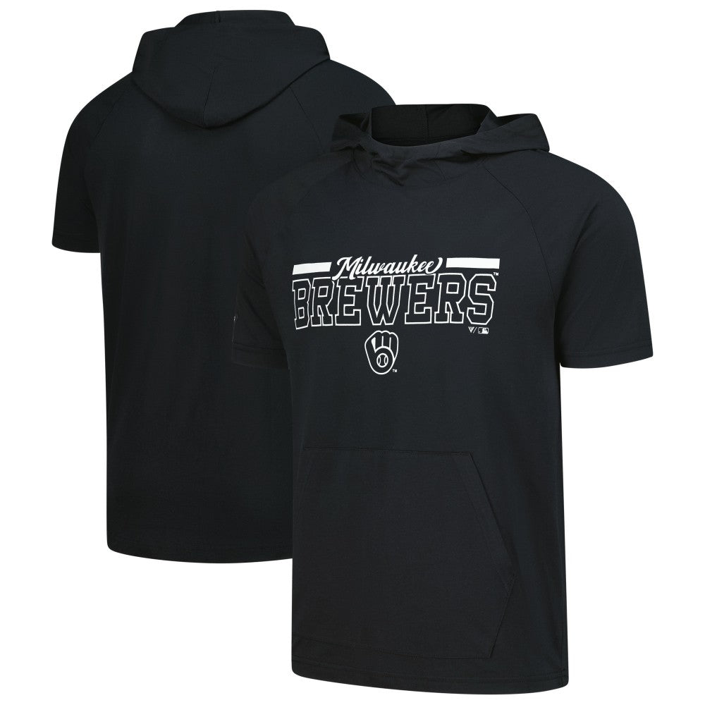 Milwaukee Brewers Levelwear Phase Vanguard Hoodie T-Shirt - MLB