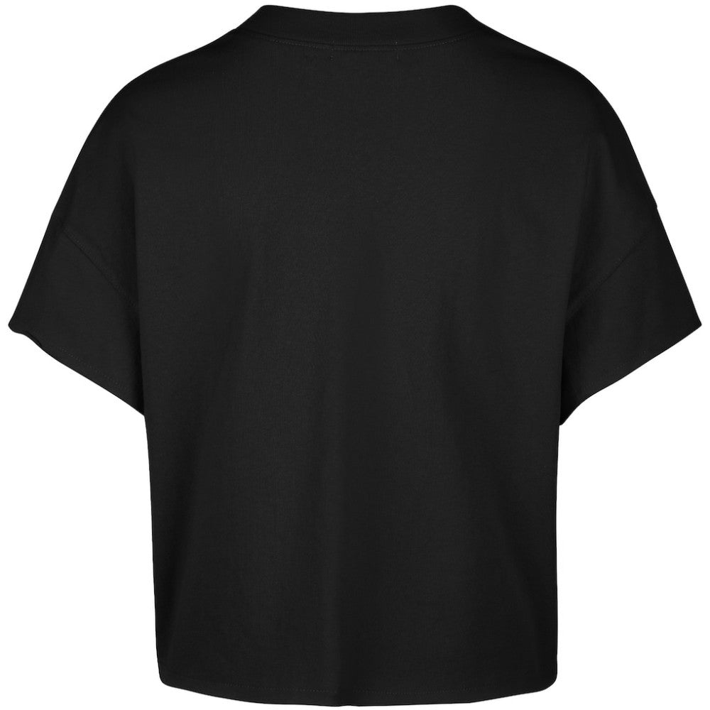Sidney Crosby Pittsburgh Penguins '47 Women's Elation Name & Number Oversized Notch Neck T-Shirt - Black - NHL
