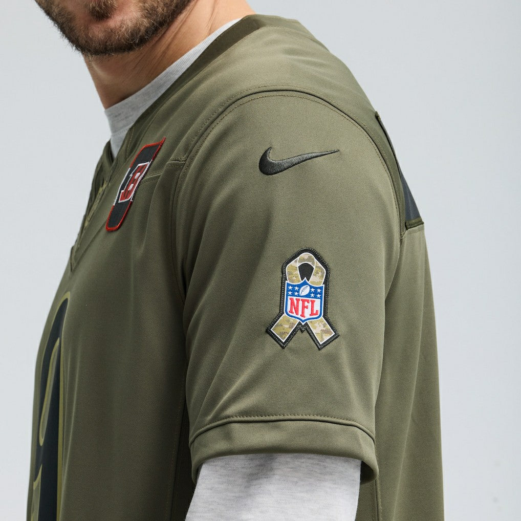 Joe Burrow Cincinnati Bengals 2025 Salute to Service Limited Jersey Olive | Nike for Sale