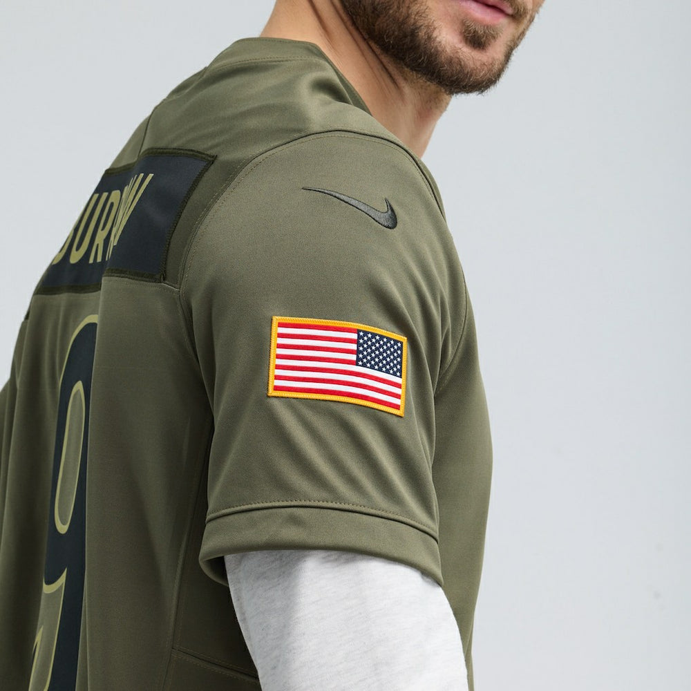 Joe Burrow Cincinnati Bengals 2025 Salute to Service Limited Jersey Olive | Nike for Sale