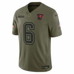 Baker Mayfield Tampa Bay Buccaneers 2025 Salute to Service Limited Jersey Olive | Nike for Sale