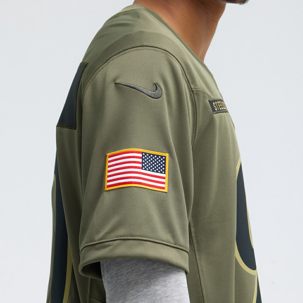 T.J. Watt Pittsburgh Steelers 2025 Salute to Service Limited Jersey Olive | Nike for Sale