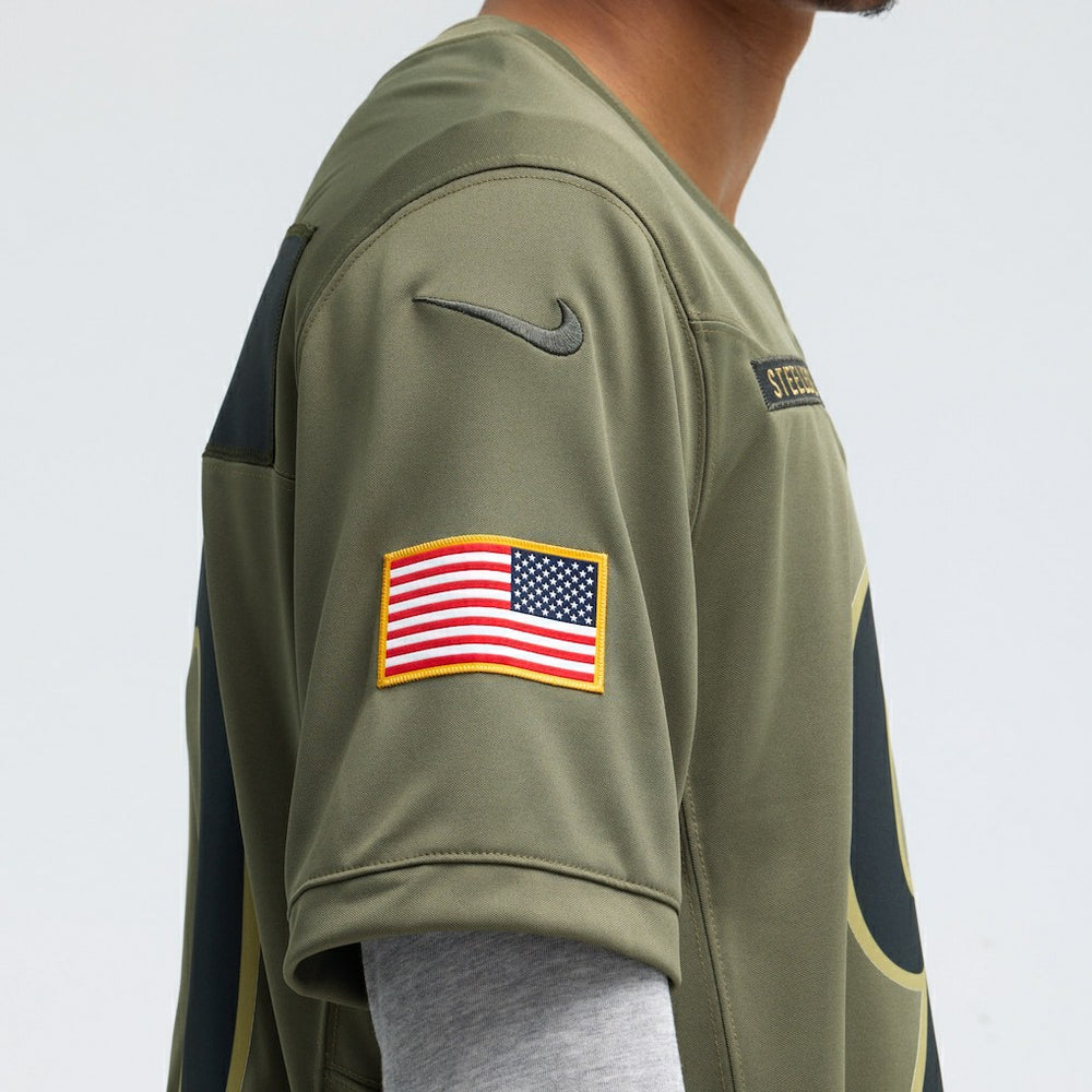 T.J. Watt Pittsburgh Steelers 2025 Salute to Service Limited Jersey Olive | Nike for Sale