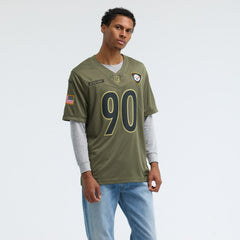 T.J. Watt Pittsburgh Steelers 2025 Salute to Service Limited Jersey Olive | Nike for Sale