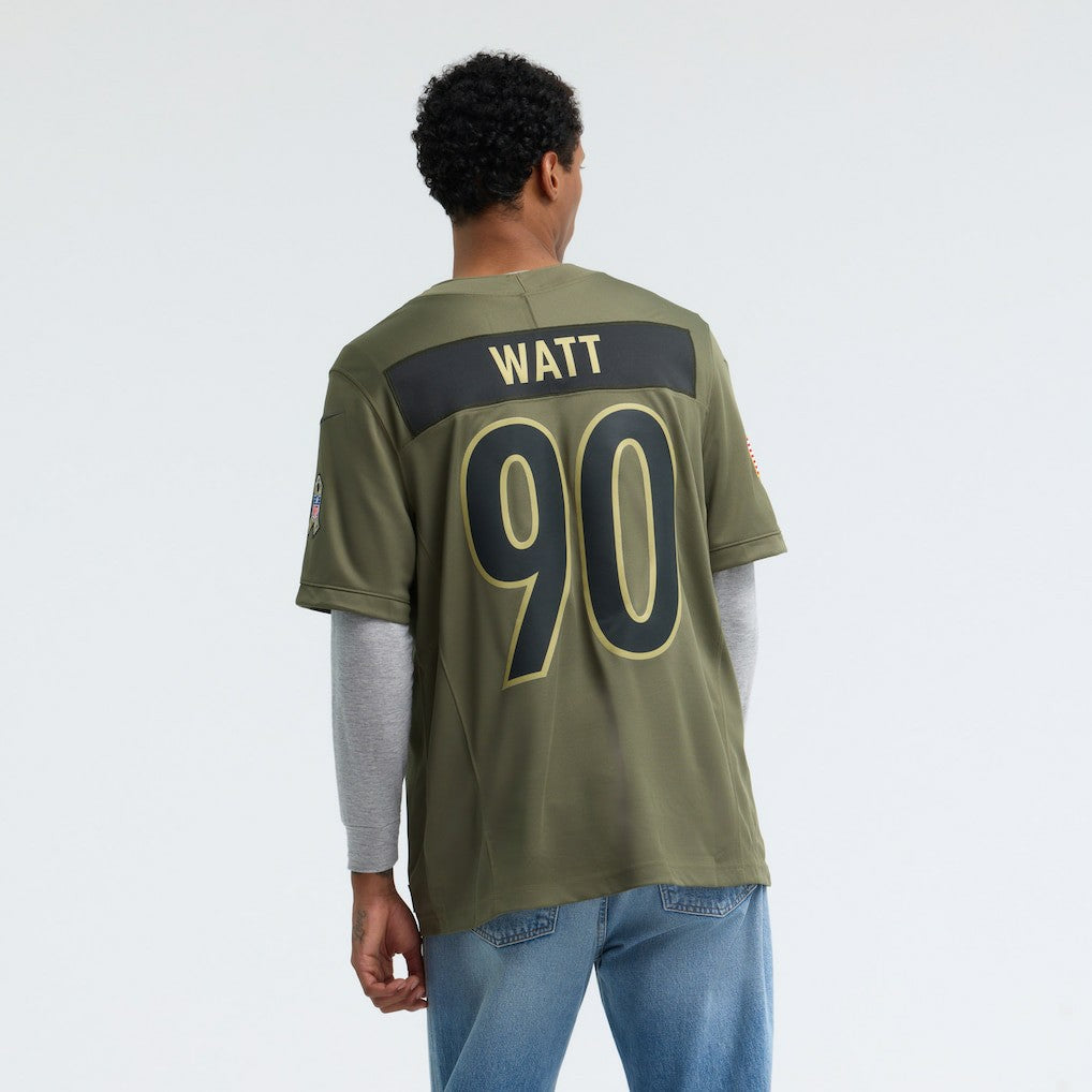 T.J. Watt Pittsburgh Steelers 2025 Salute to Service Limited Jersey Olive | Nike for Sale