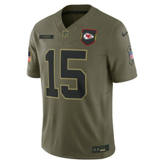 Patrick Mahomes Kansas City Chiefs 2025 Salute to Service Limited Jersey Olive | Nike for Sale