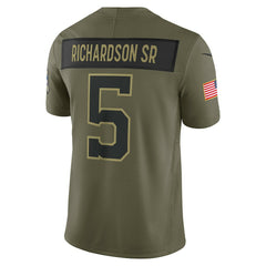 Anthony Richardson Sr. Indianapolis Colts 2025 Salute to Service Limited Jersey Olive | Nike for Sale