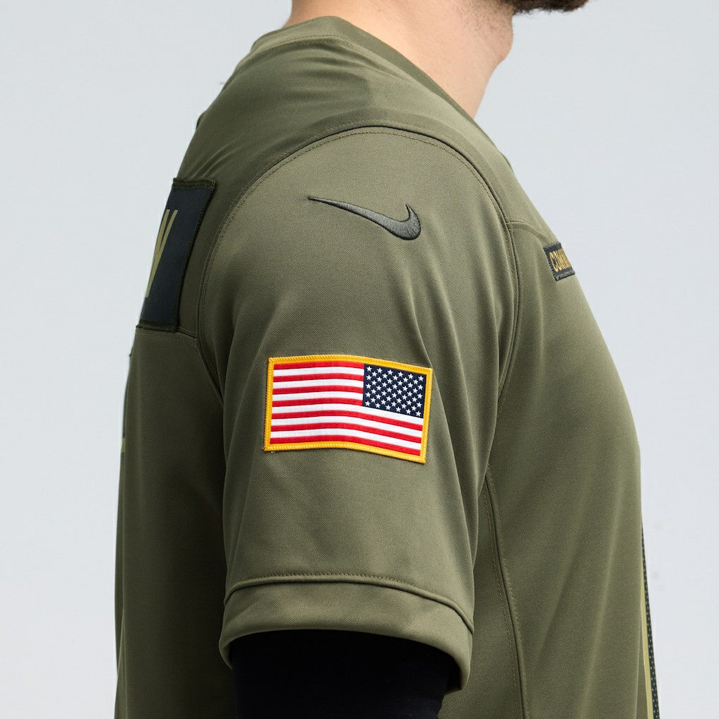 Terry McLaurin Washington Commanders 2025 Salute to Service Limited Jersey Olive | Nike for Sale