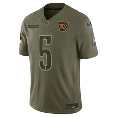 Jayden Daniels Washington Commanders 2025 Salute to Service Limited Jersey Olive | Nike for Sale