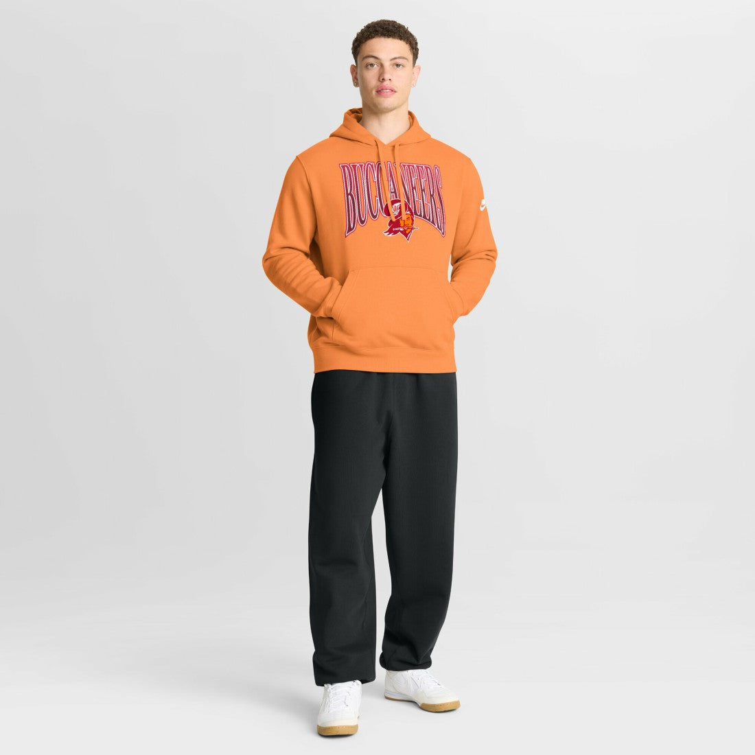 Tampa Bay Buccaneers Full Blitz Club Fleece Pullover Hoodie Orange | Nike for Sale