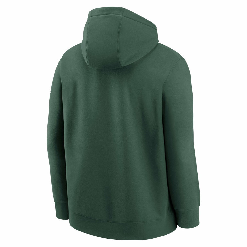 Green Bay Packers Full Blitz Club Fleece Pullover Hoodie Green | Nike for Sale
