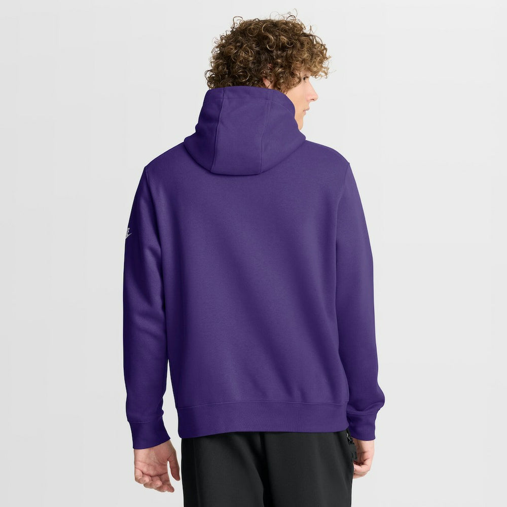 Minnesota Vikings Full Blitz Club Fleece Pullover Hoodie Purple | Nike for Sale