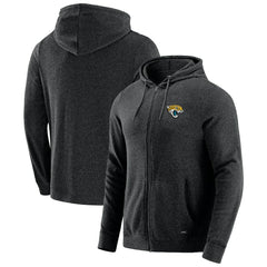 Jacksonville Jaguars J. Palmer Players Lounge Tri-Blend Full-Zip Hoodie Dark Heather Gray | NFL