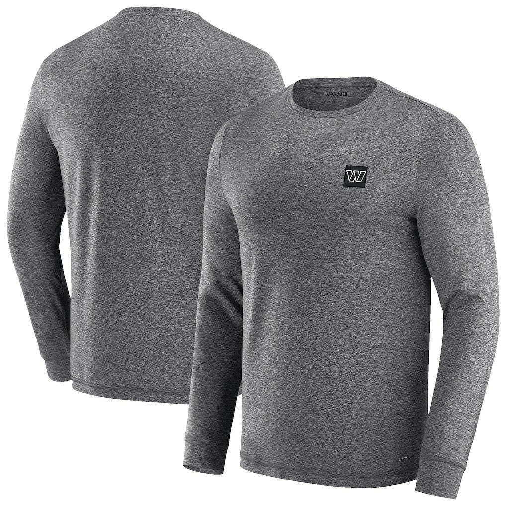 Washington Commanders J. Palmer Four Down Long Sleeve T-Shirt Heather Black | NFL