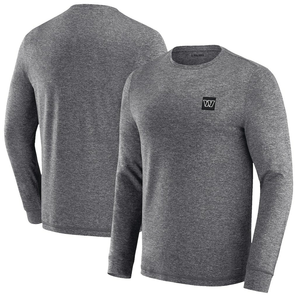 Washington Commanders J. Palmer Four Down Long Sleeve T-Shirt Heather Black | NFL