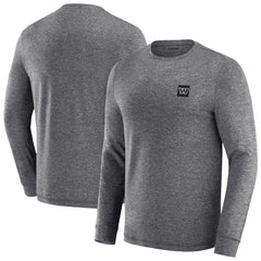 Washington Commanders J. Palmer Four Down Long Sleeve T-Shirt Heather Black | NFL