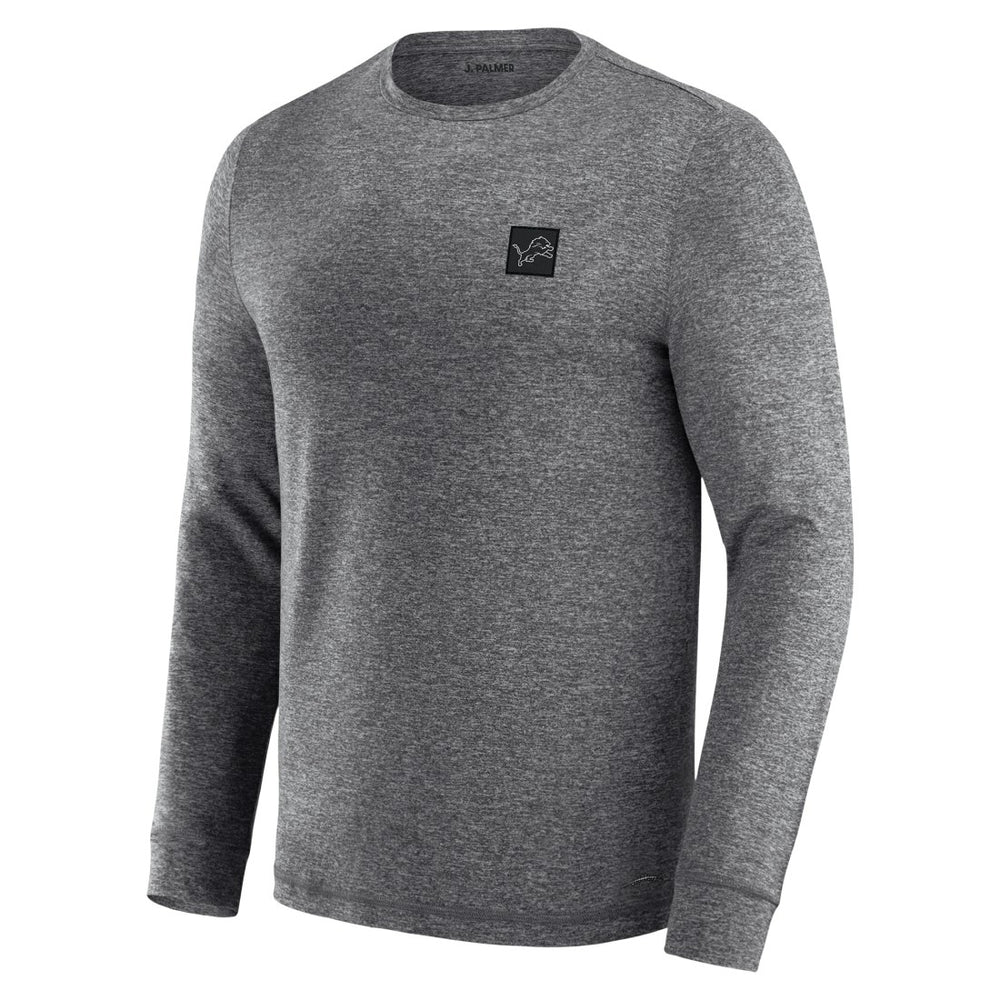 Detroit Lions J. Palmer Four Down Long Sleeve T-Shirt Heather Black | NFL