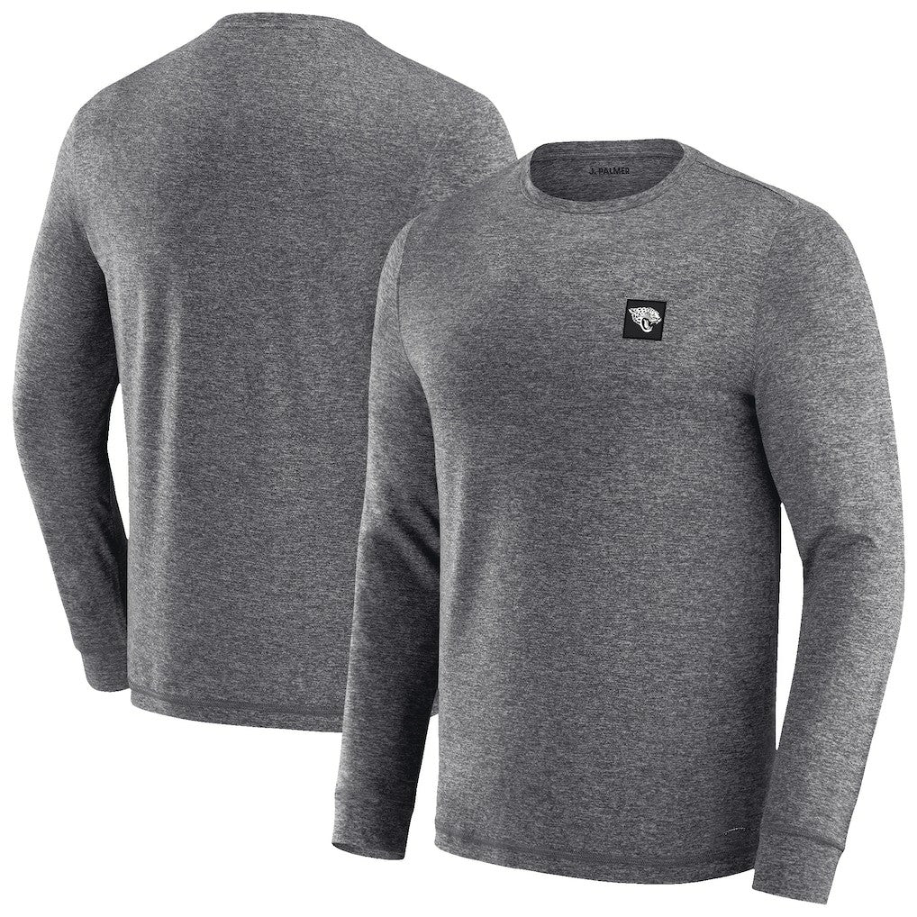 Jacksonville Jaguars J. Palmer Four Down Long Sleeve T-Shirt Heather Black | NFL
